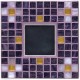 Purple Gold Mosaic Mirror Kit