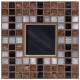 Silver Coffee Mosaic Mirror Kit