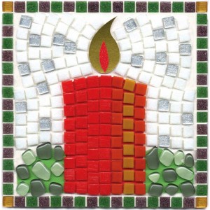 Christmas Candle Mosaic Fun Kit