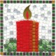 Christmas Candle Mosaic Fun Kit