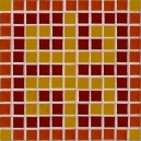 Red Orange Mosaic Coaster Kit